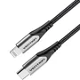 Vention Cable USB 2.0 Tipo-C a Lightning Macho 2m Gris y Negro
